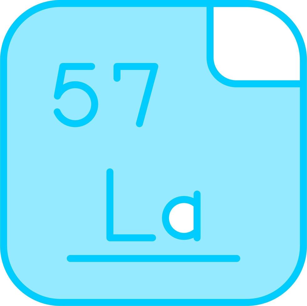Lanthanum Vector Icon