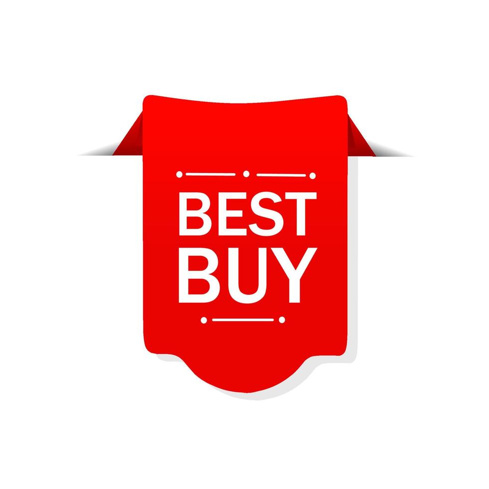 Best buy banner. Sale template design. Vector illustration.