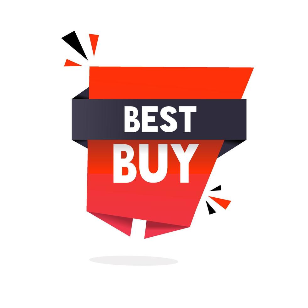 Best buy banner template vector illustration. Store sign. Business concept design.