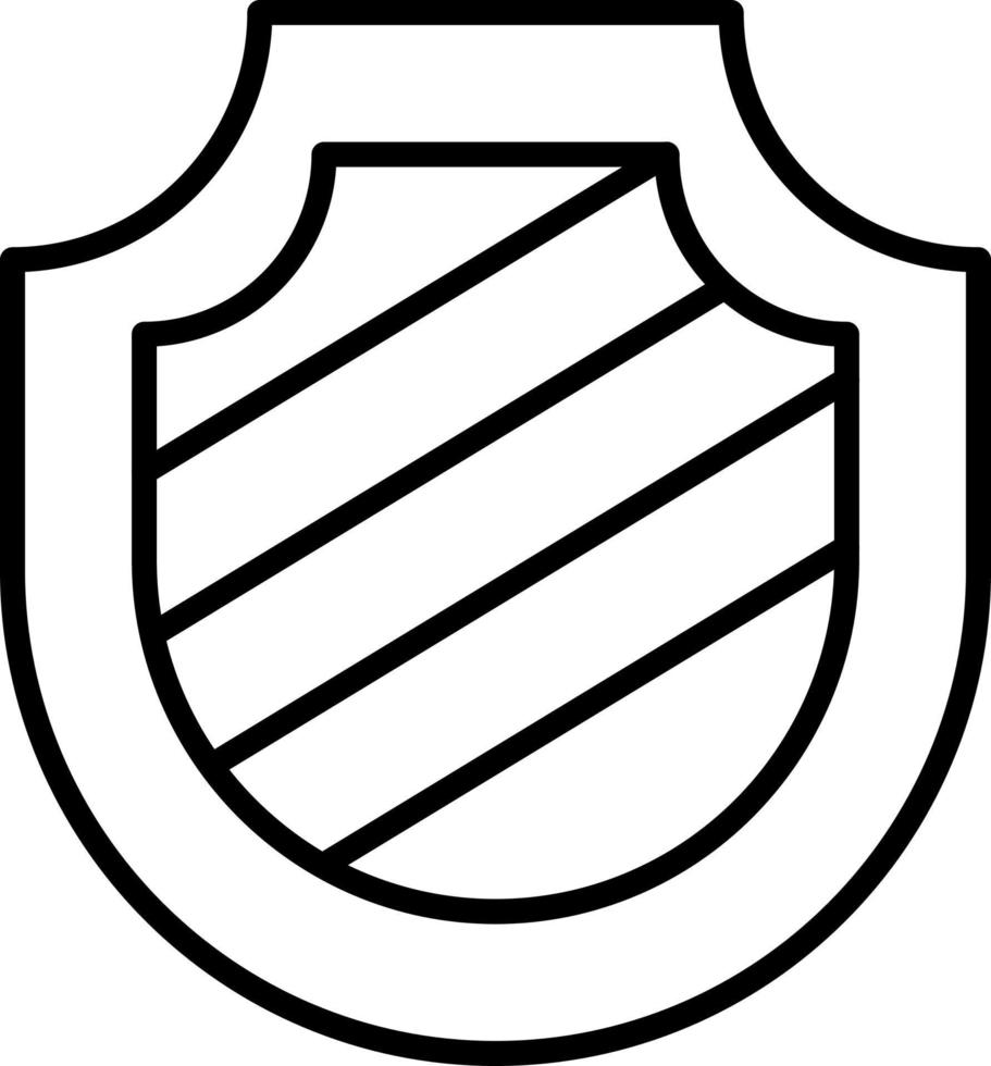 icono de vector de escudo