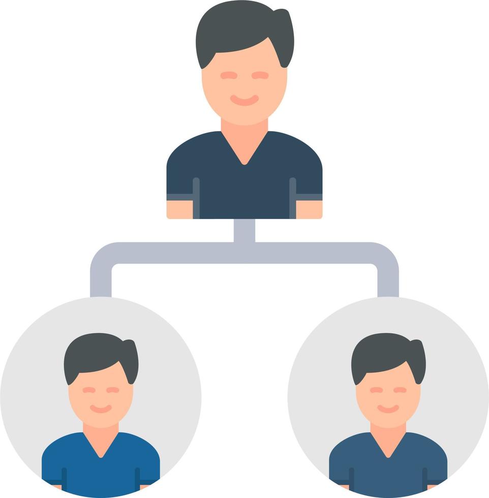Organization Chart Vector Icon