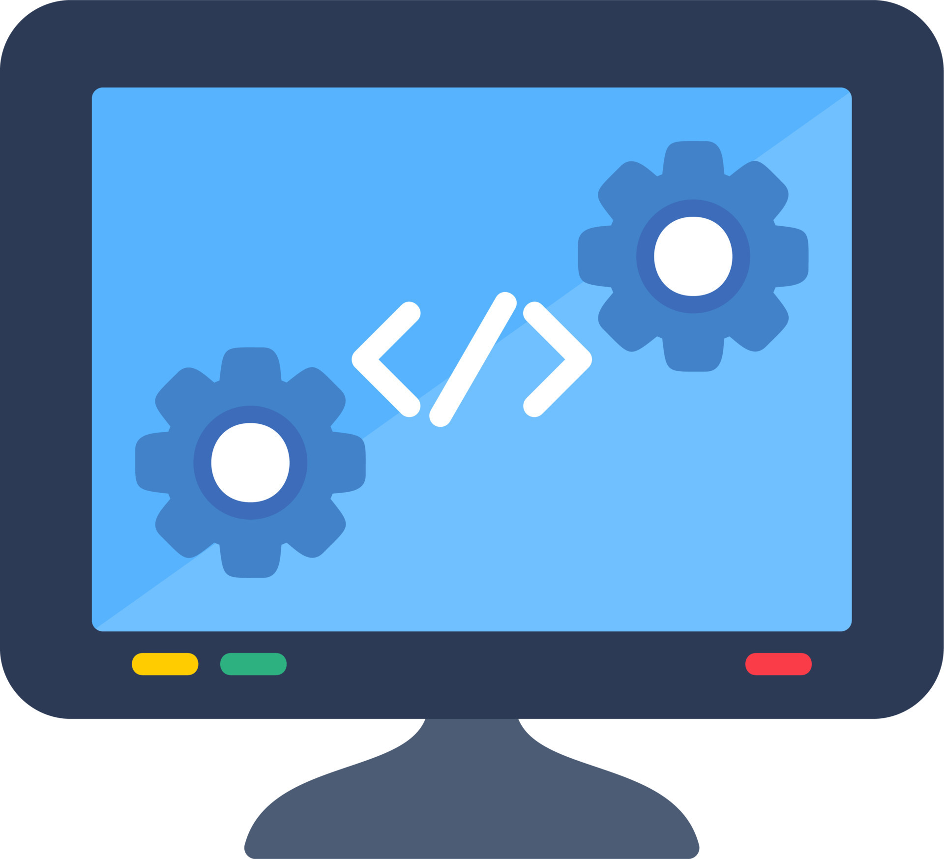 Programming Vector Icon 20442200 Vector Art at Vecteezy