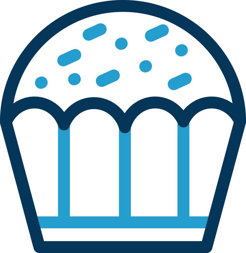 Cupcake Vector Icon Design