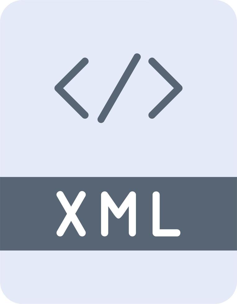 Xml File Vector Icon
