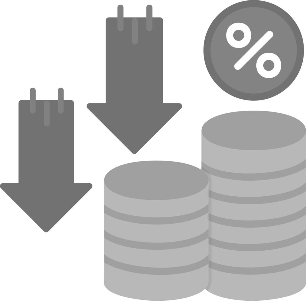 Deflation Vector Icon