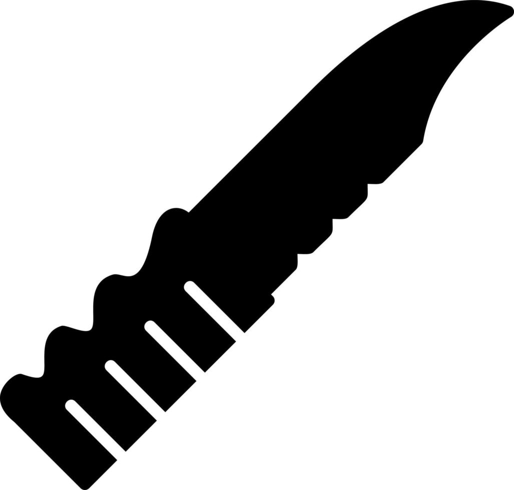 icono de vector de cuchillo