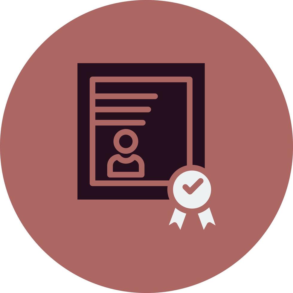 Certificat Vector Icon