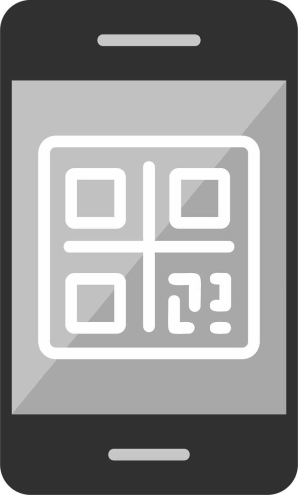 icono de vector de código qr