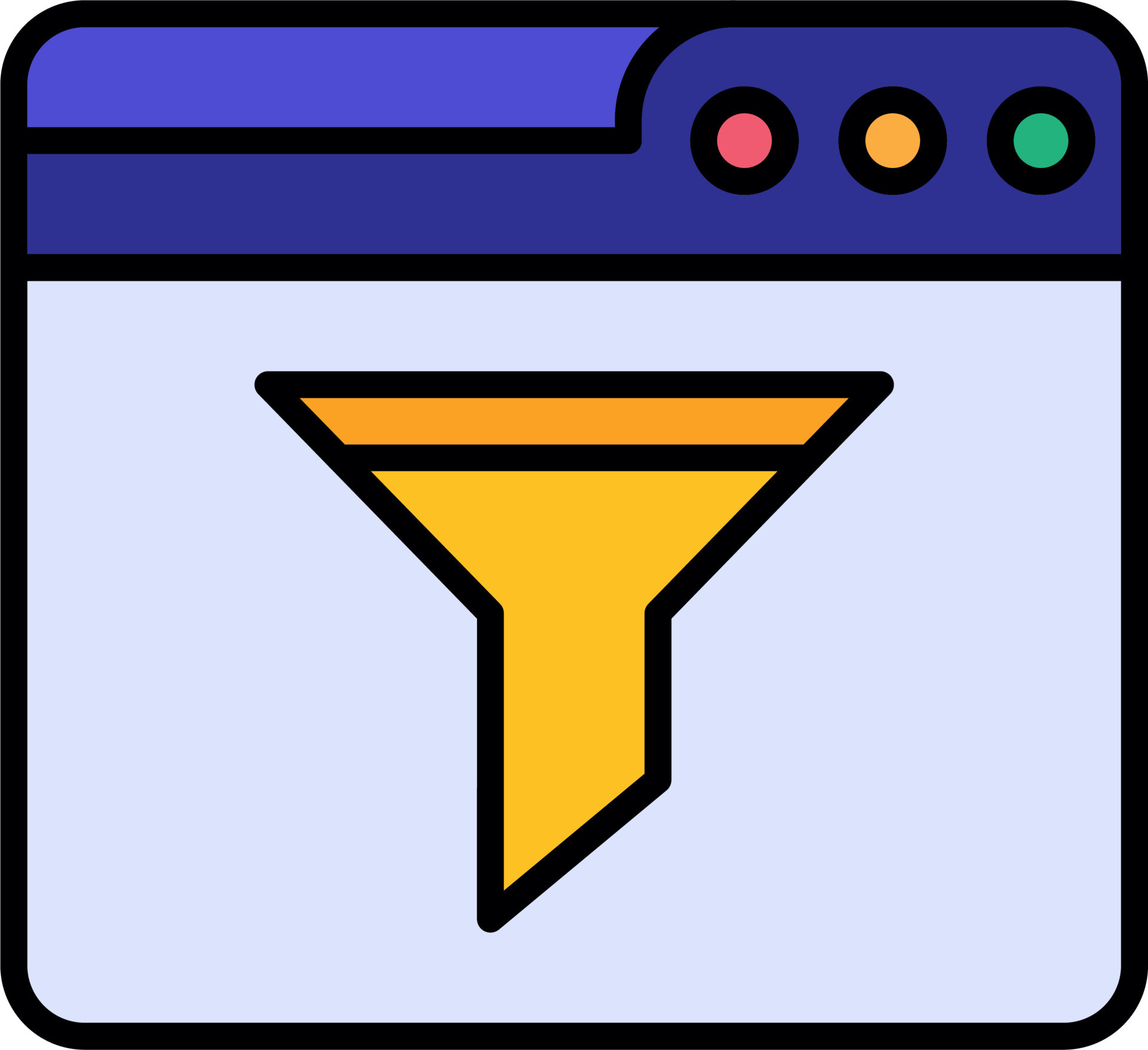  Filter Vector Icon 20443250 Vector Art at Vecteezy