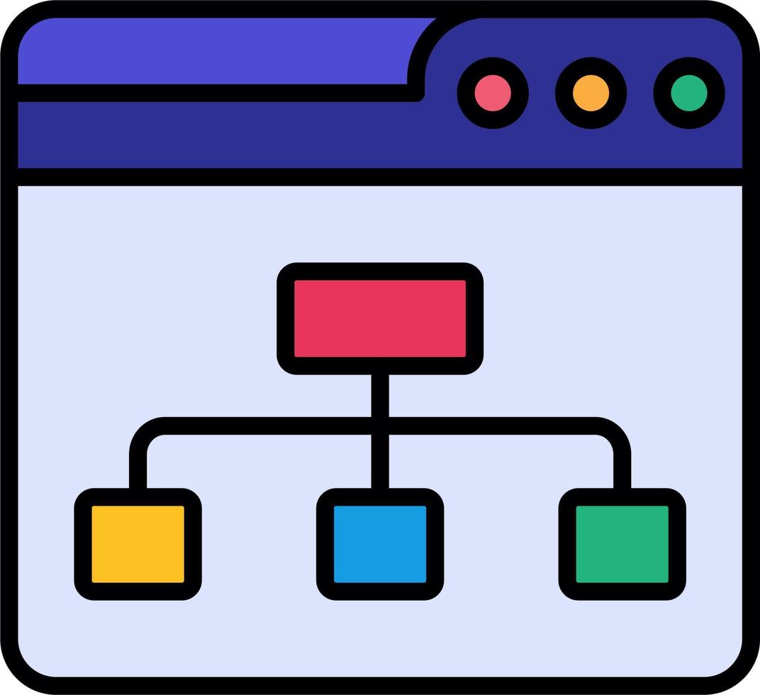 Site Map Vector Icon