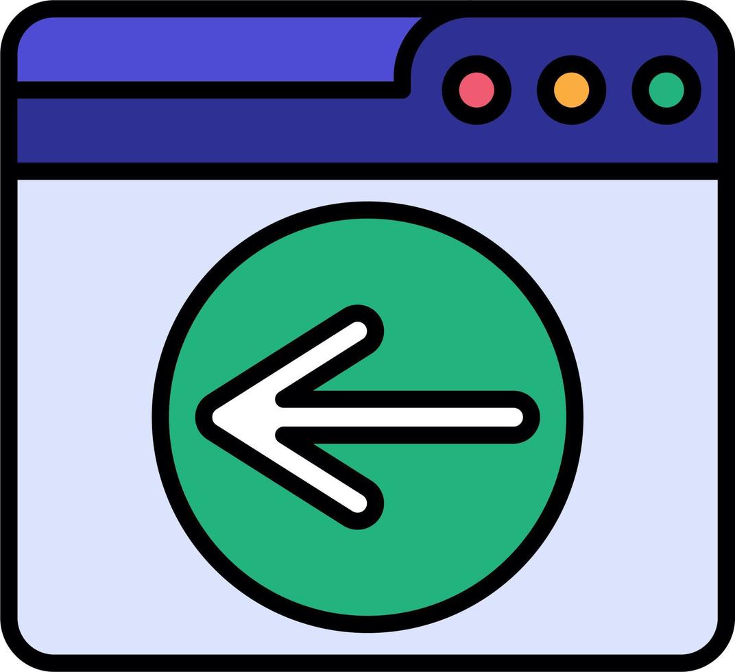 Web Return Vector Icon