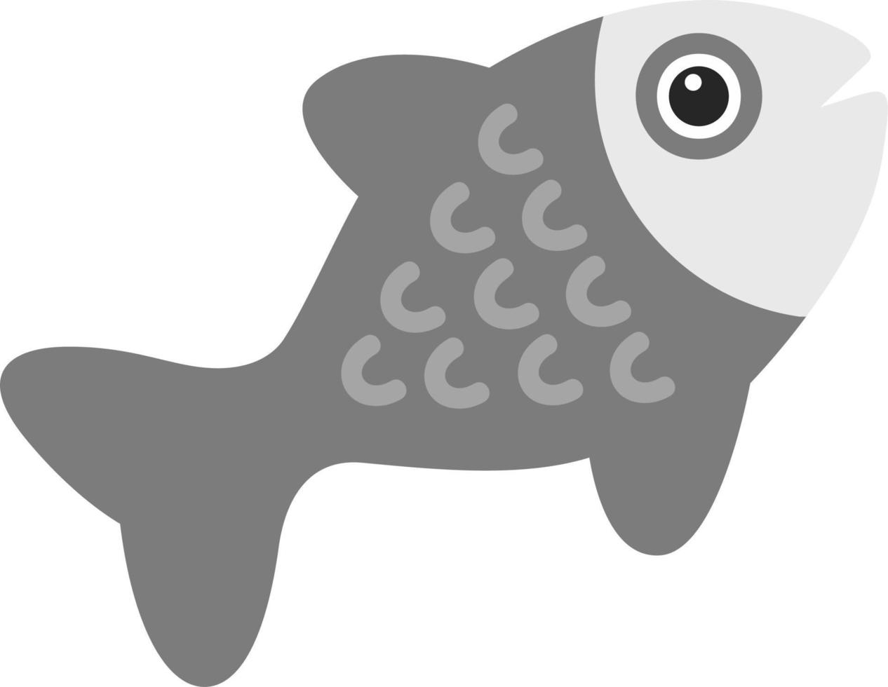 icono de vector de pescado