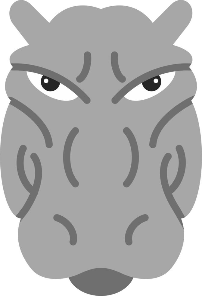 Hippopotamus Vector Icon