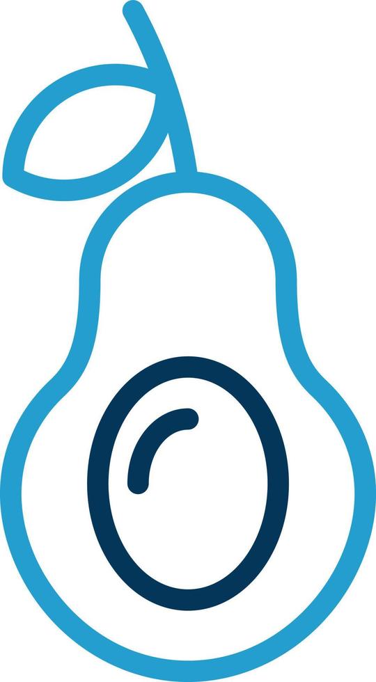 Avocado Vector Icon Design