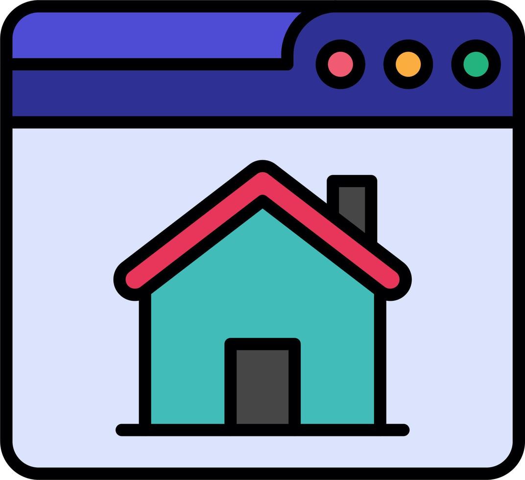 Home Page Vector Icon