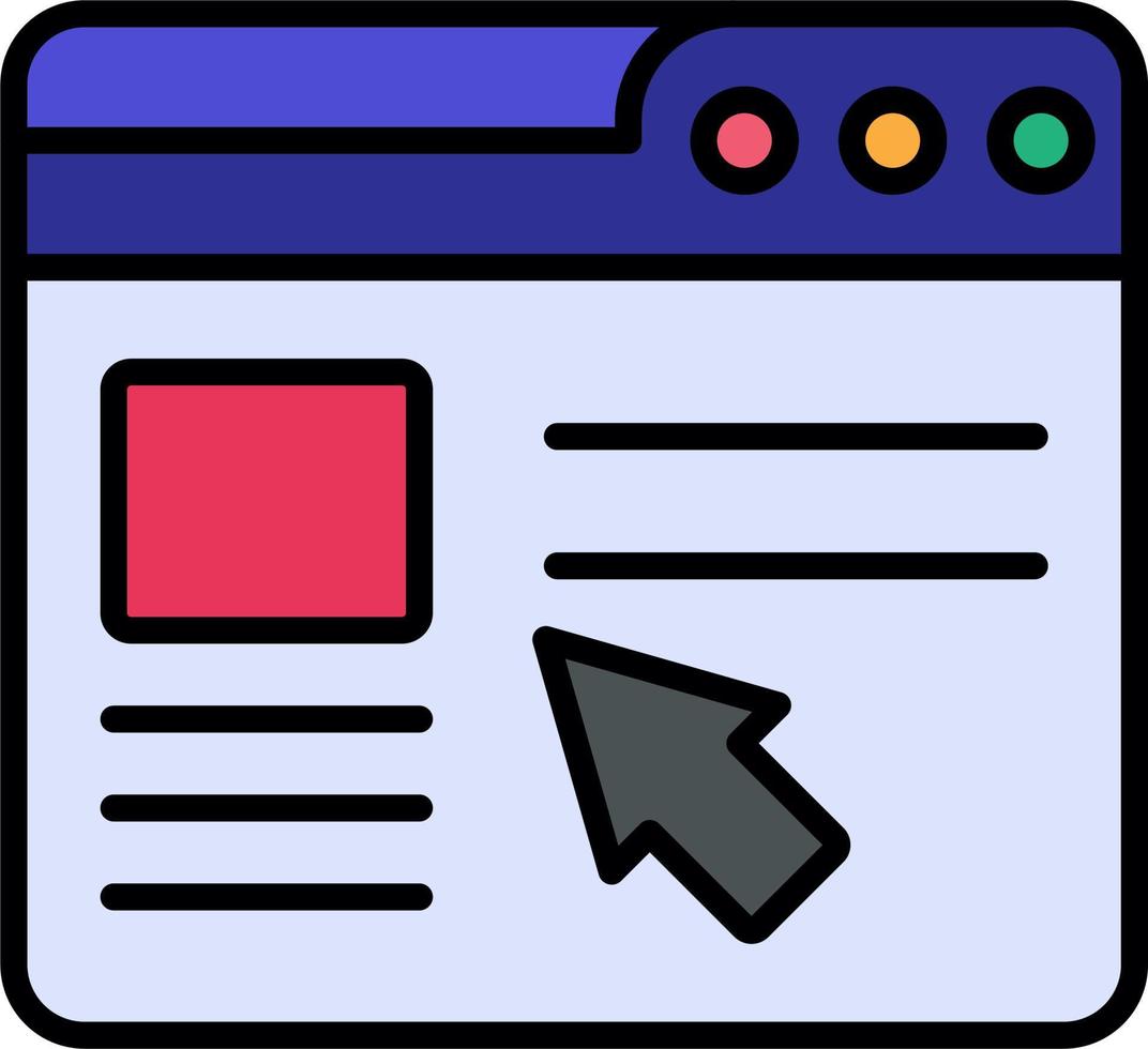 Web Click Vector Icon