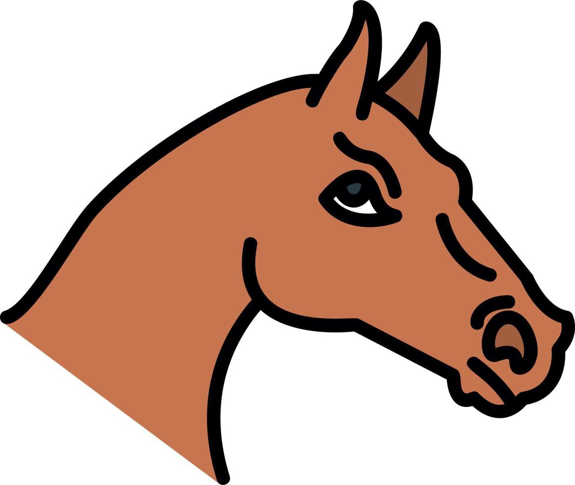 icono de vector de caballo