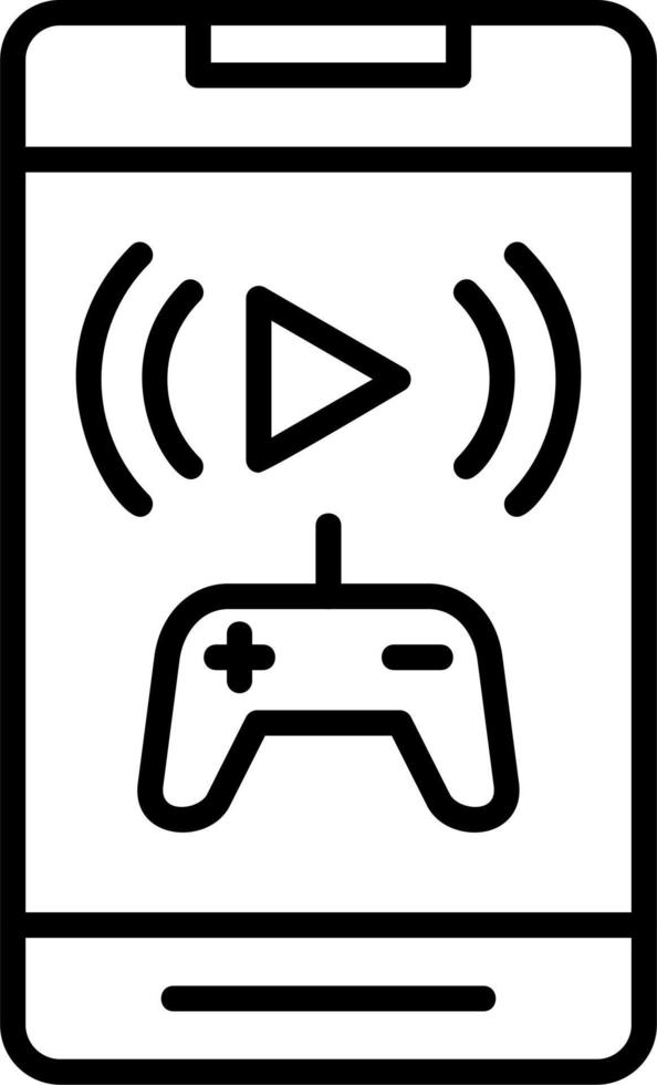 Mobile Game Vector Icon