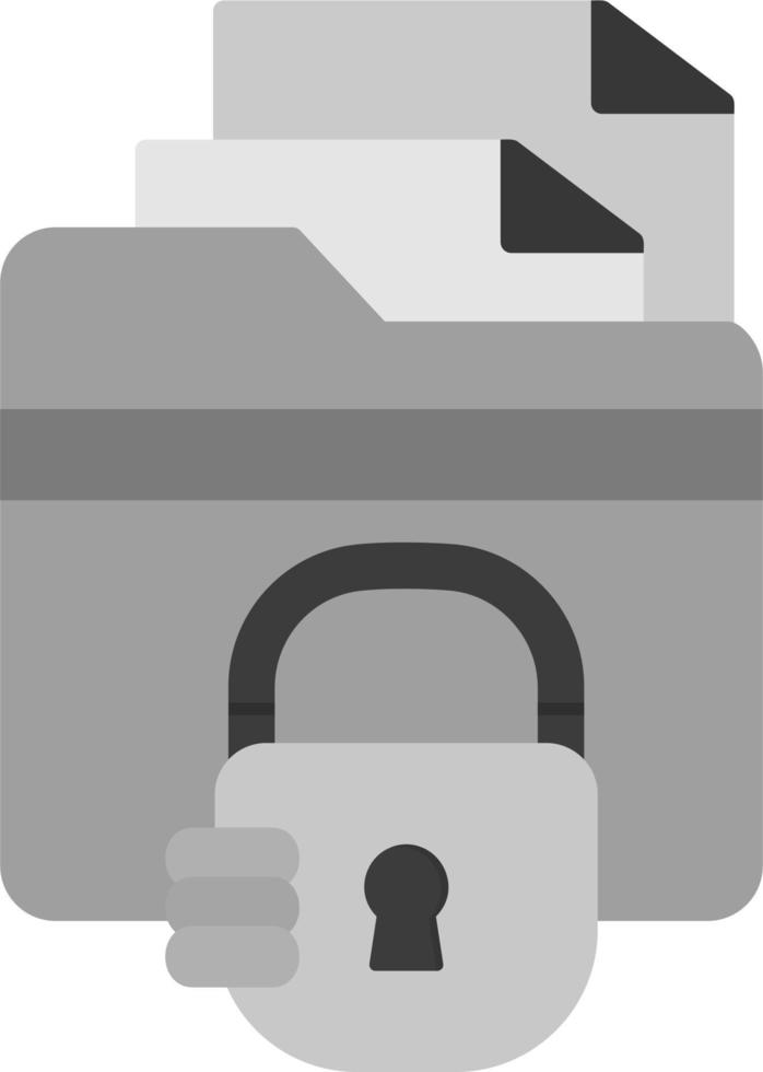 Folder Security Vector Icon
