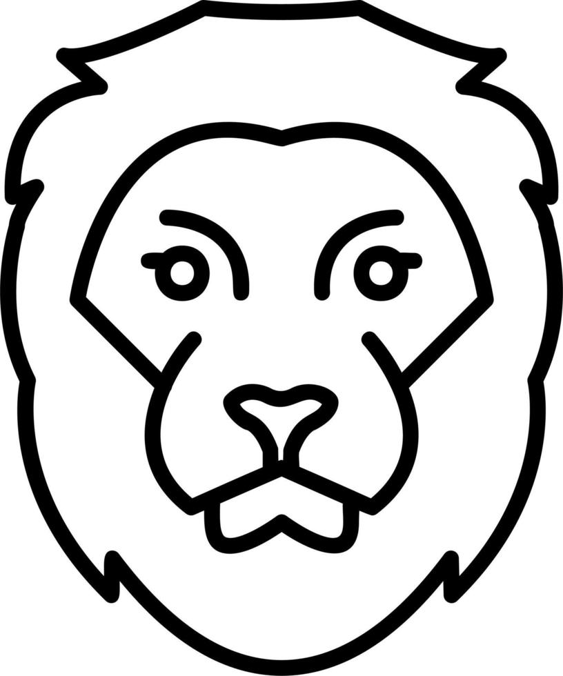 Lion Vector Icon