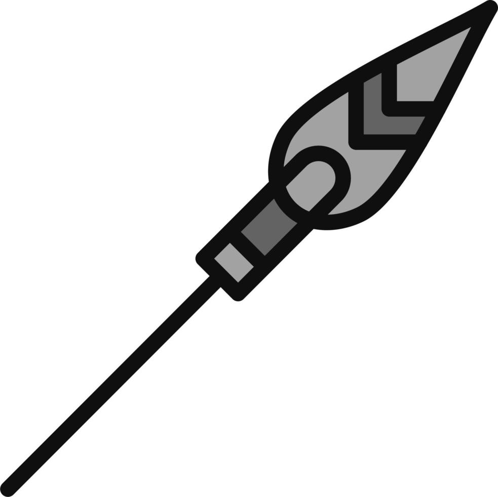 icono de vector de lanza