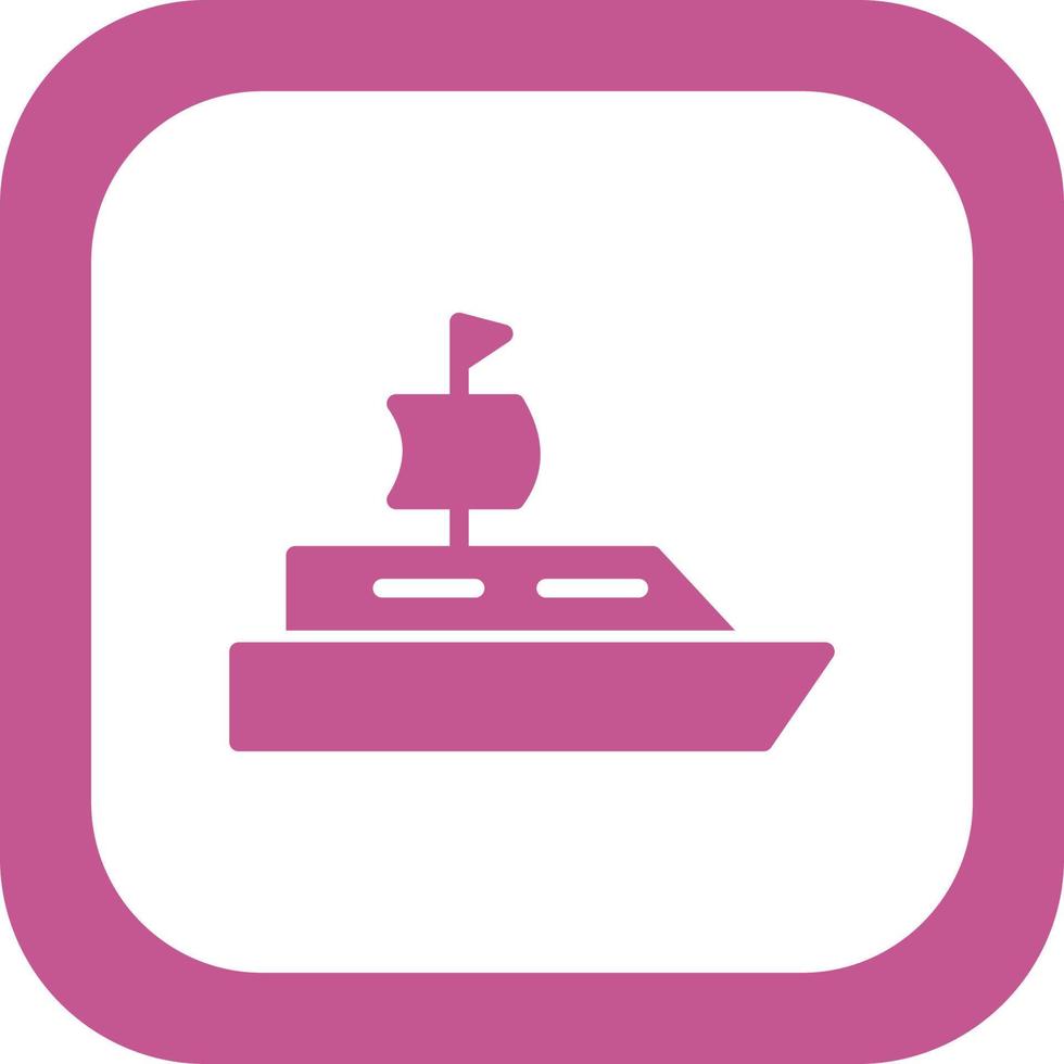 icono de vector de buque