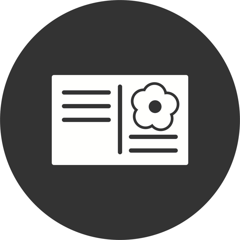 Postcard Vector Icon