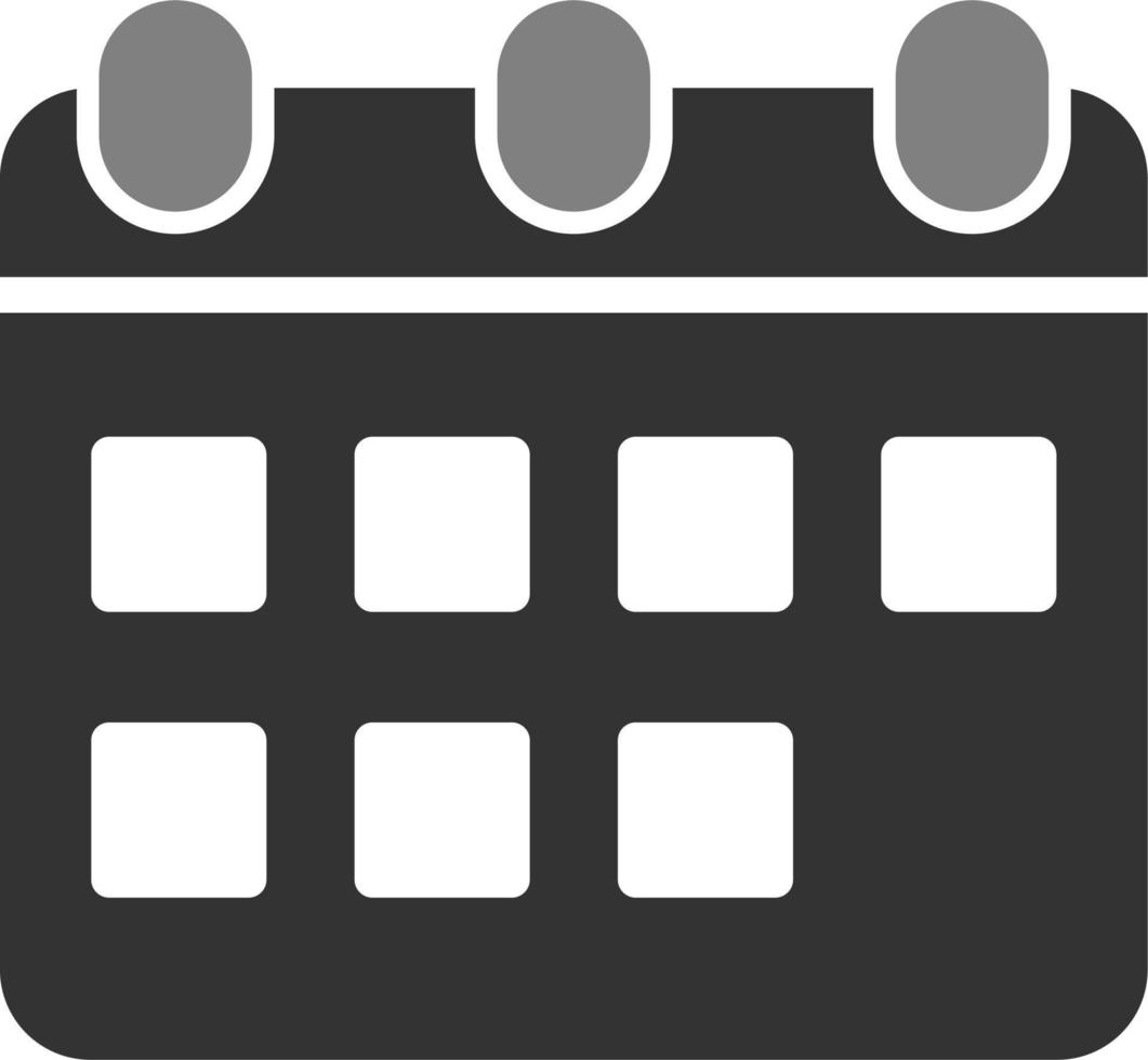 semanal calendario vector icono
