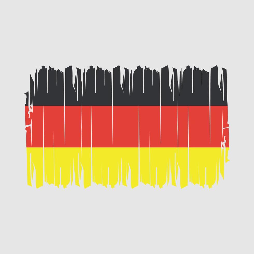 Germany Flag Brush Vector