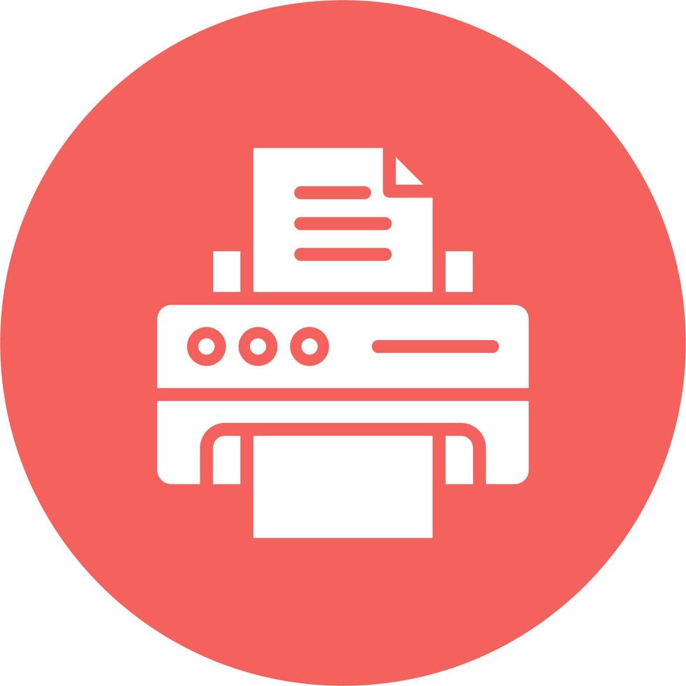 icono de vector de impresora