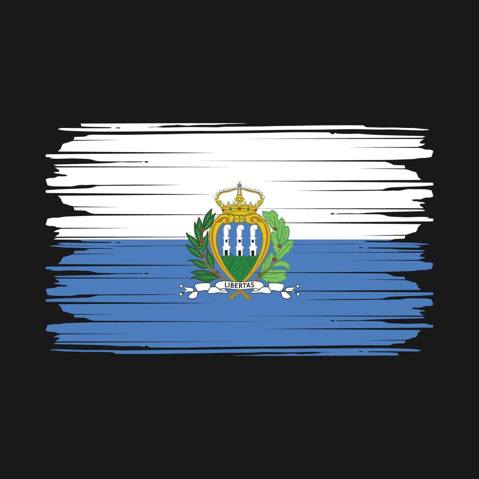 San Marino Flag Vector