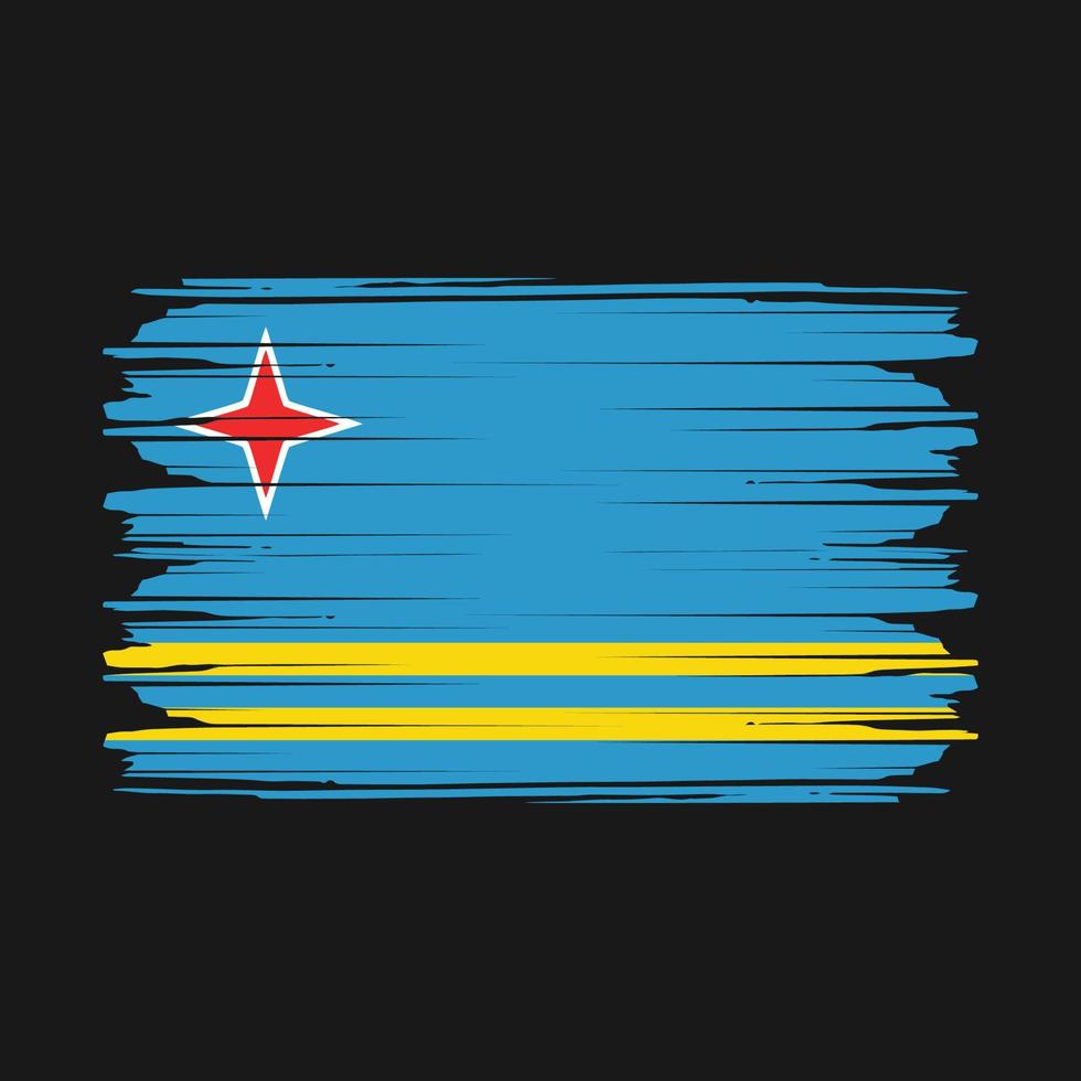 Aruba Flag Vector