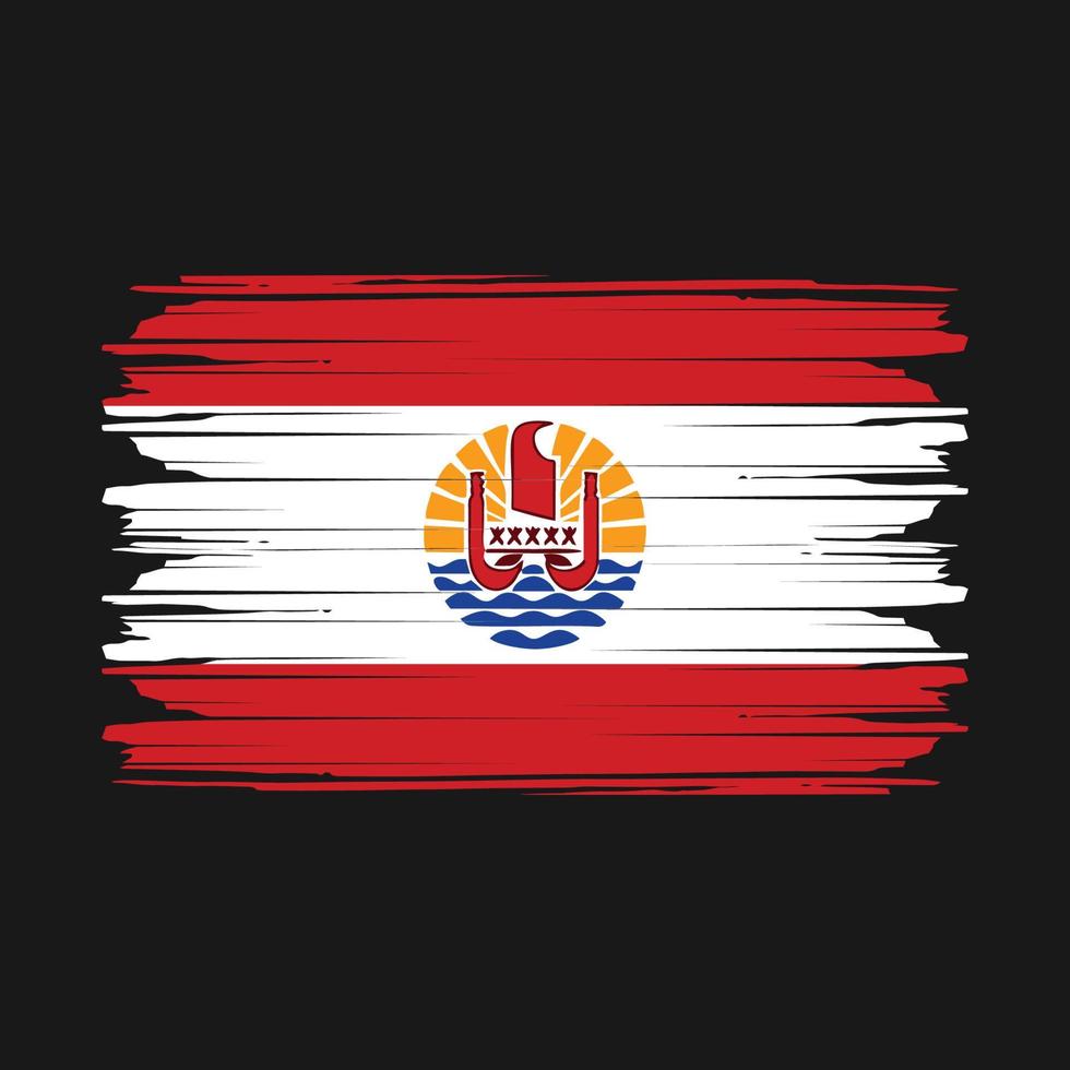 French Polynesia Flag Vector