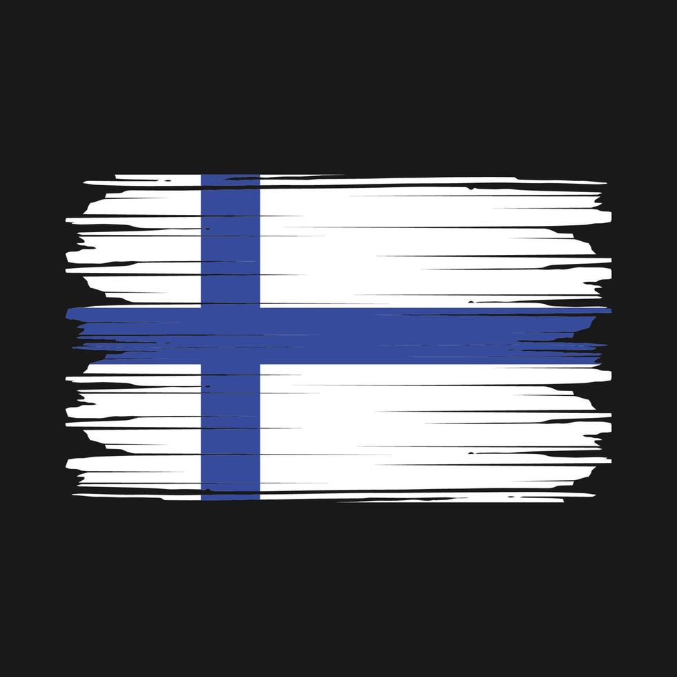 vector de bandera de finlandia