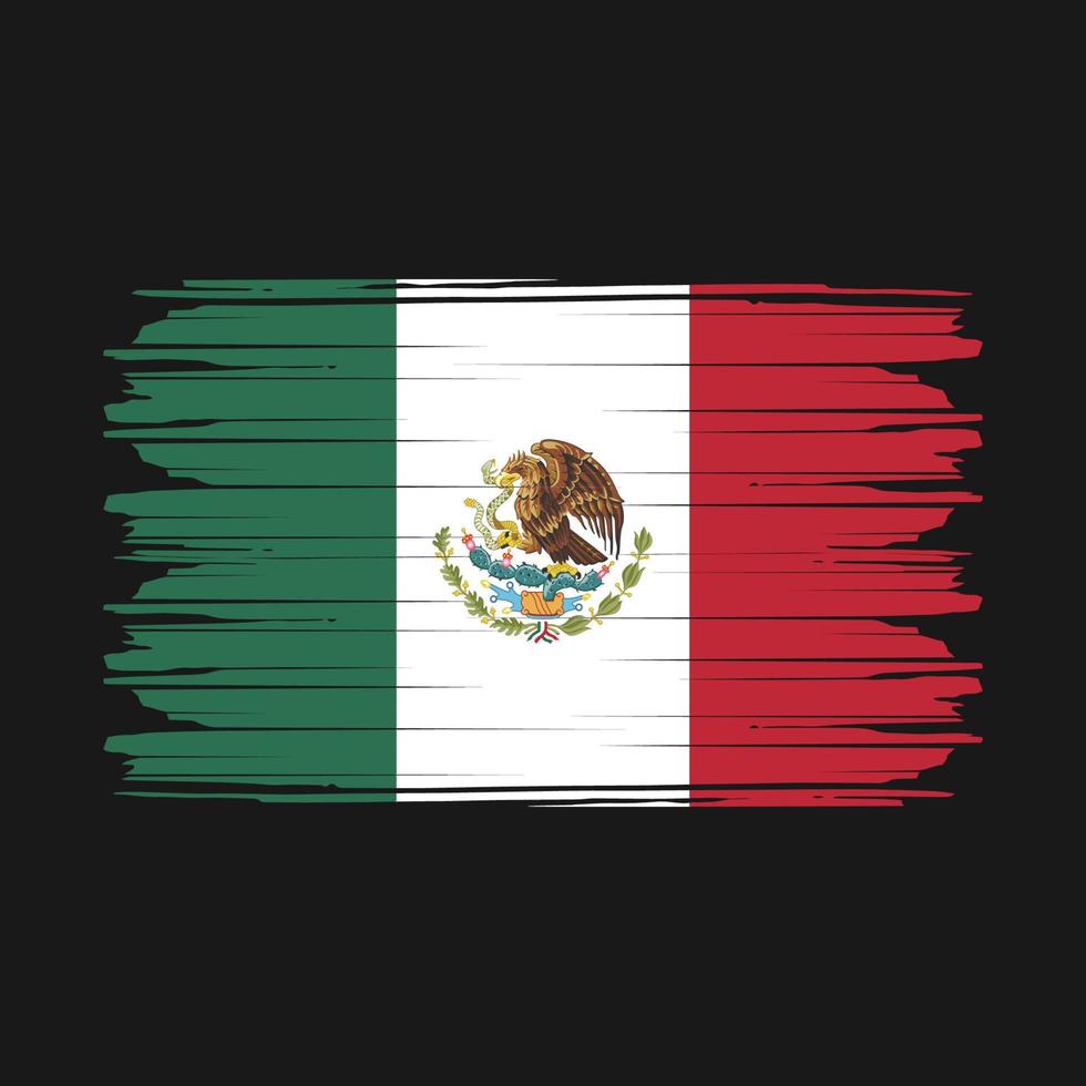 vector de la bandera de mexico