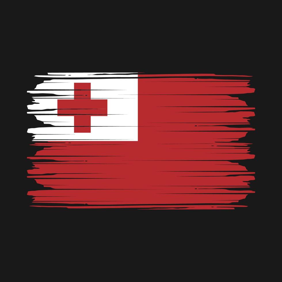 Tonga Flag Vector
