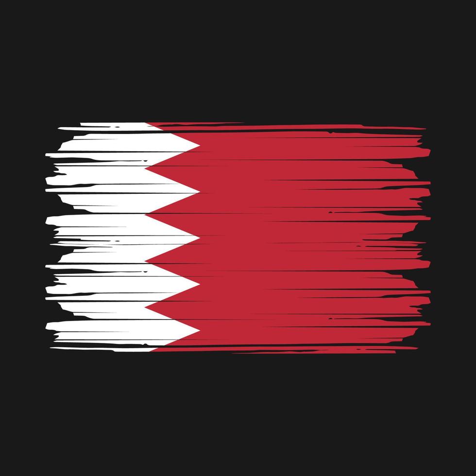 Bahrain Flag Vector