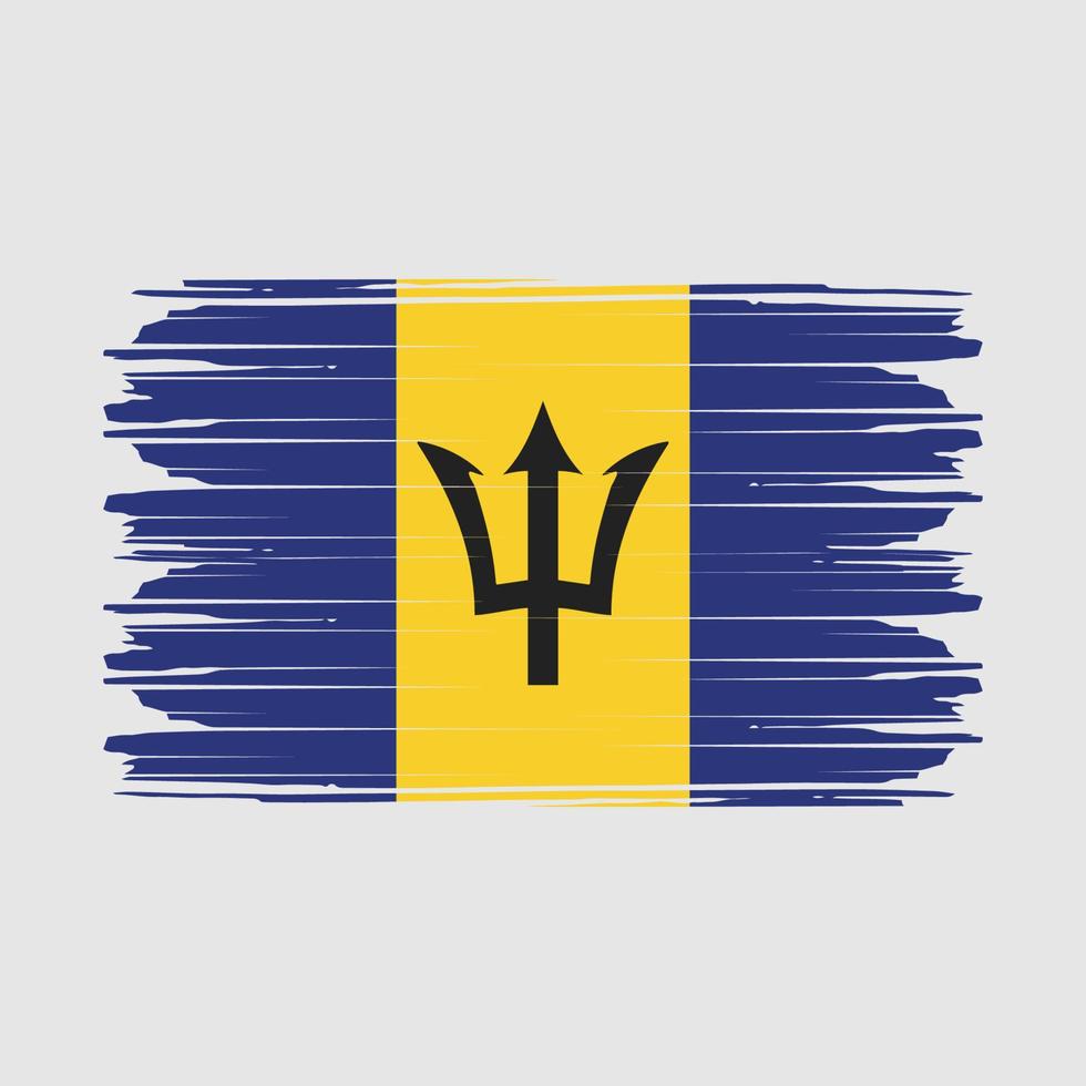 Barbados Flag Vector
