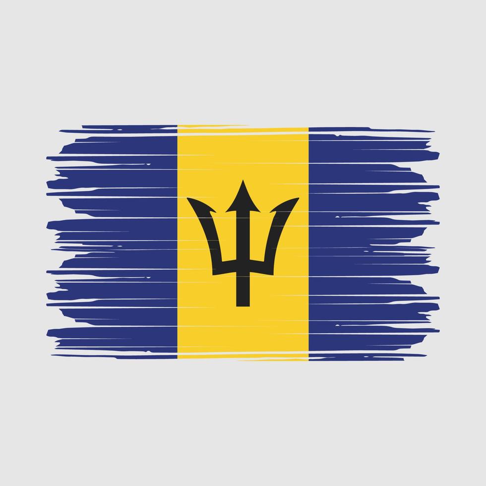 vector de bandera de barbados