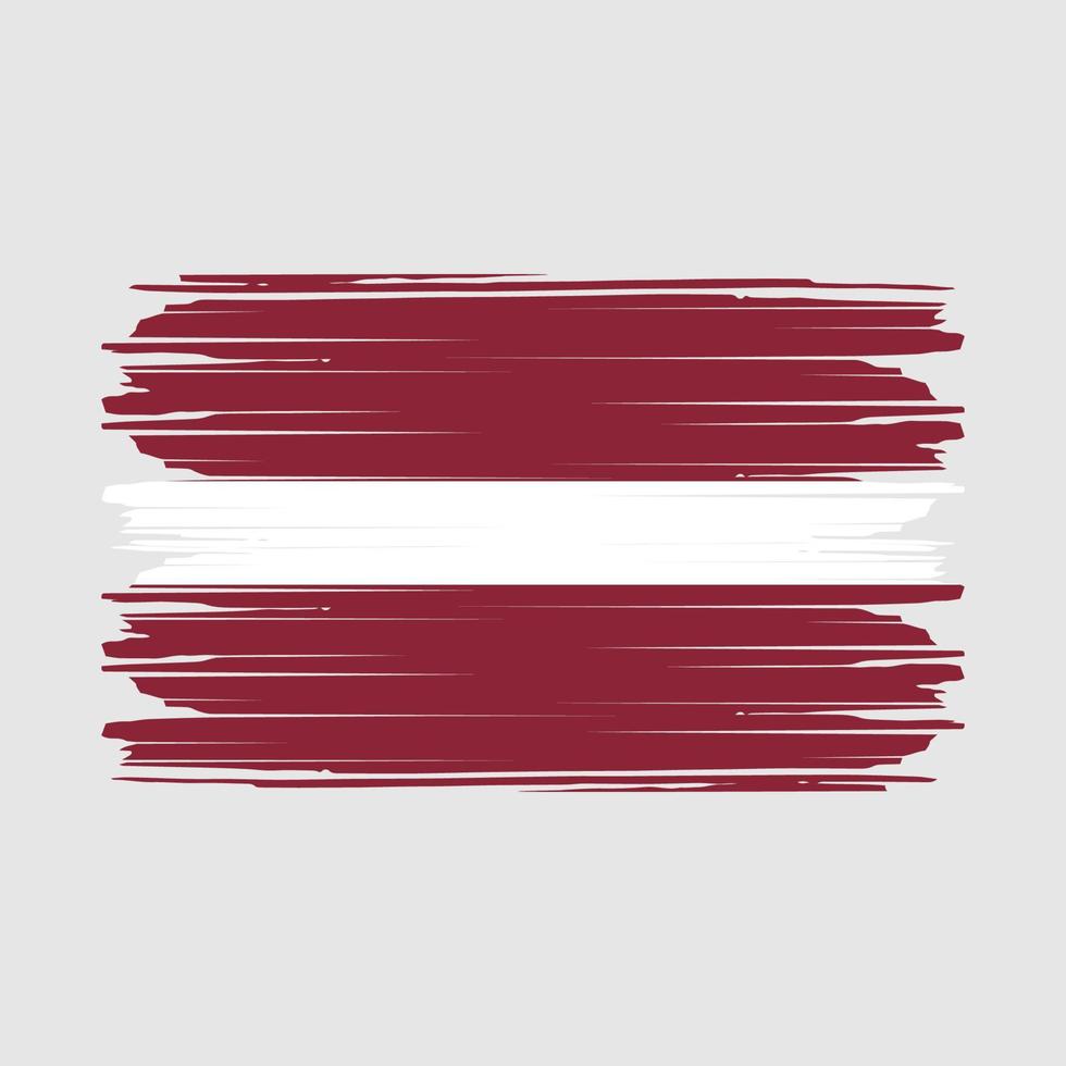 Latvia Flag Vector