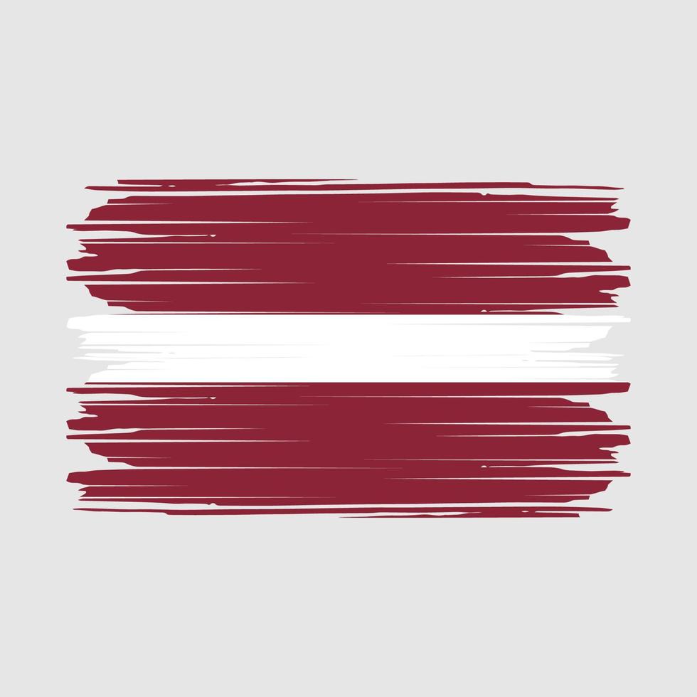 Latvia Flag Vector