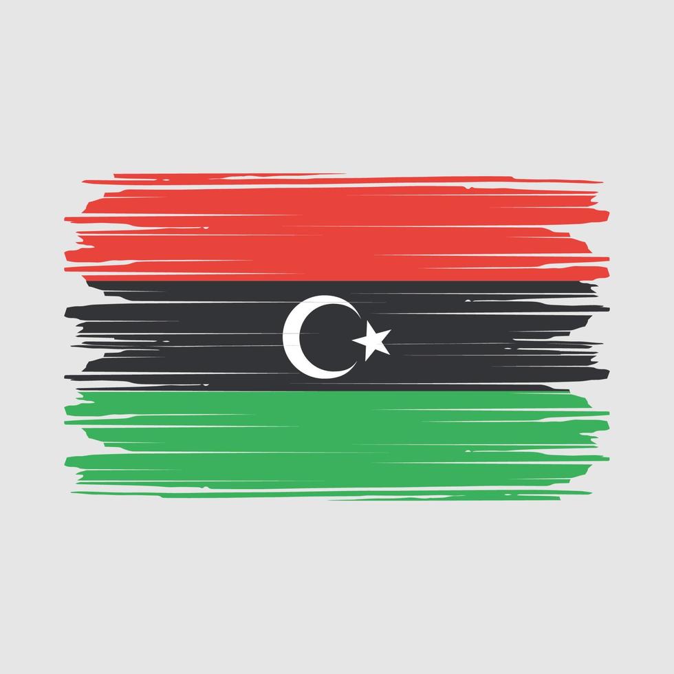 Libya Flag Vector