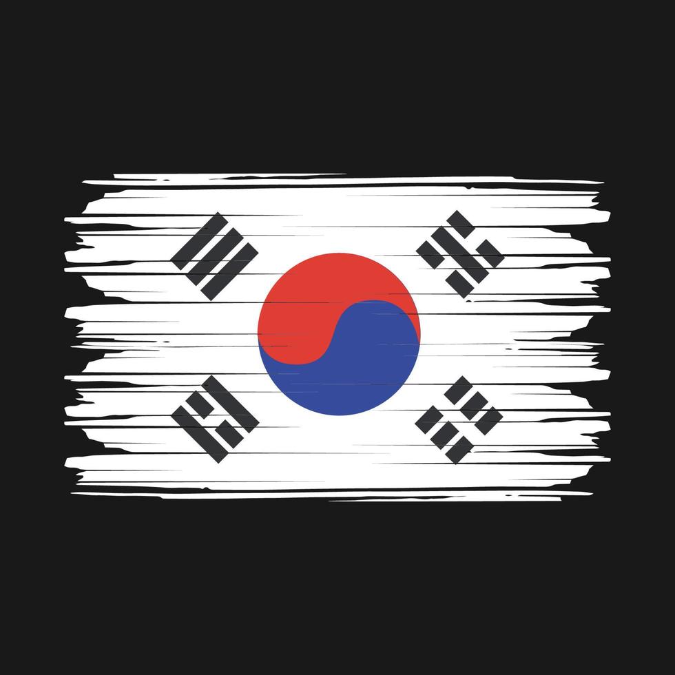 South Korea Flag Vector