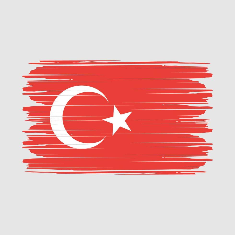 Turkey Flag Vector