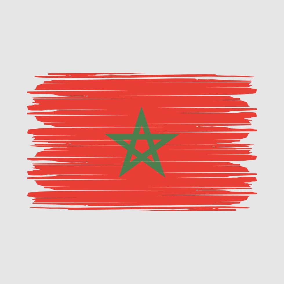 vector de bandera de marruecos