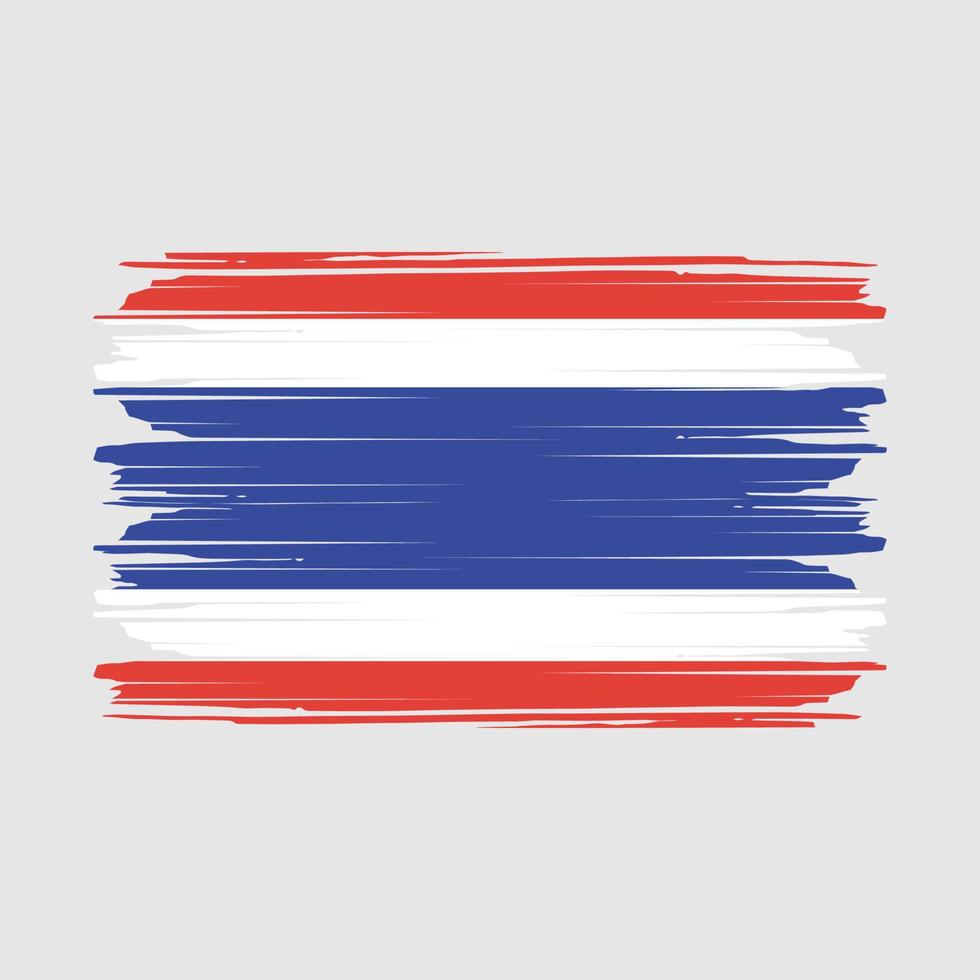 vector de bandera de tailandia