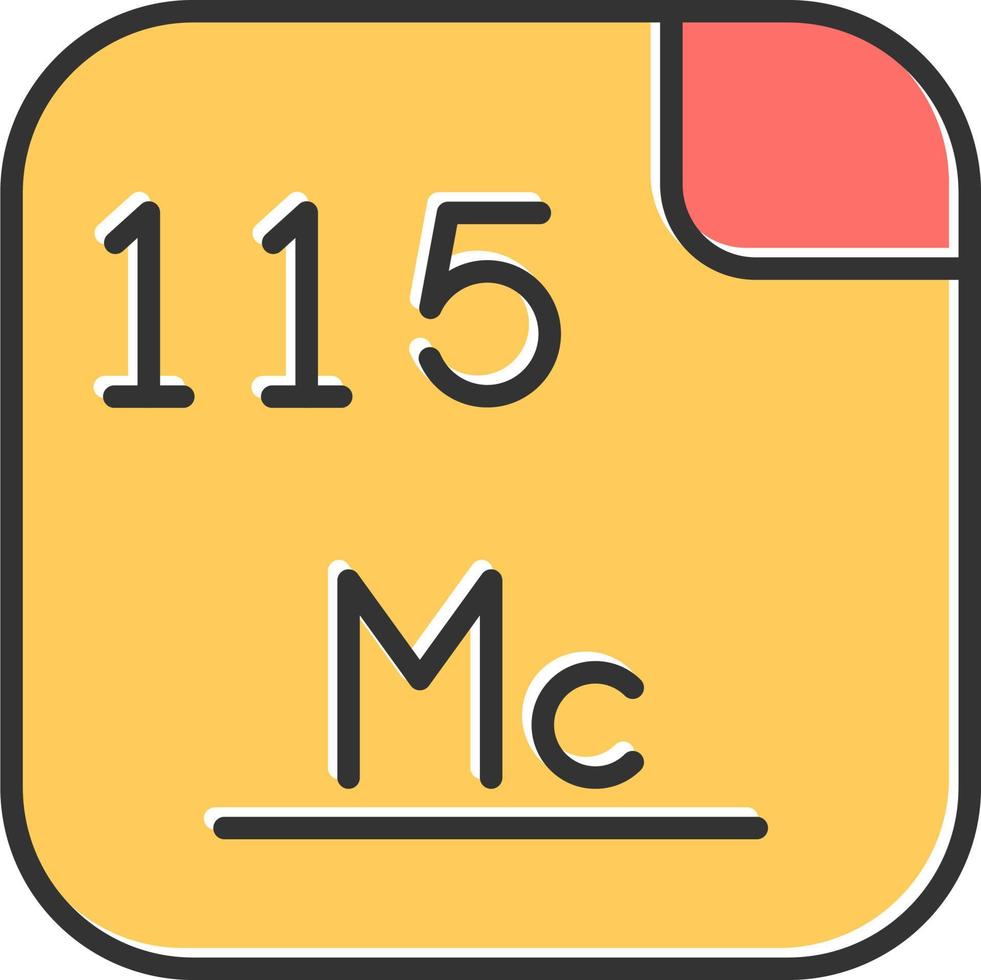 Moscovium Vector Icon