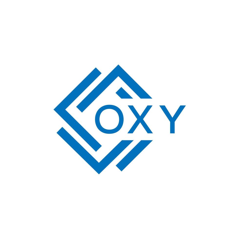 OXY letter design. vector