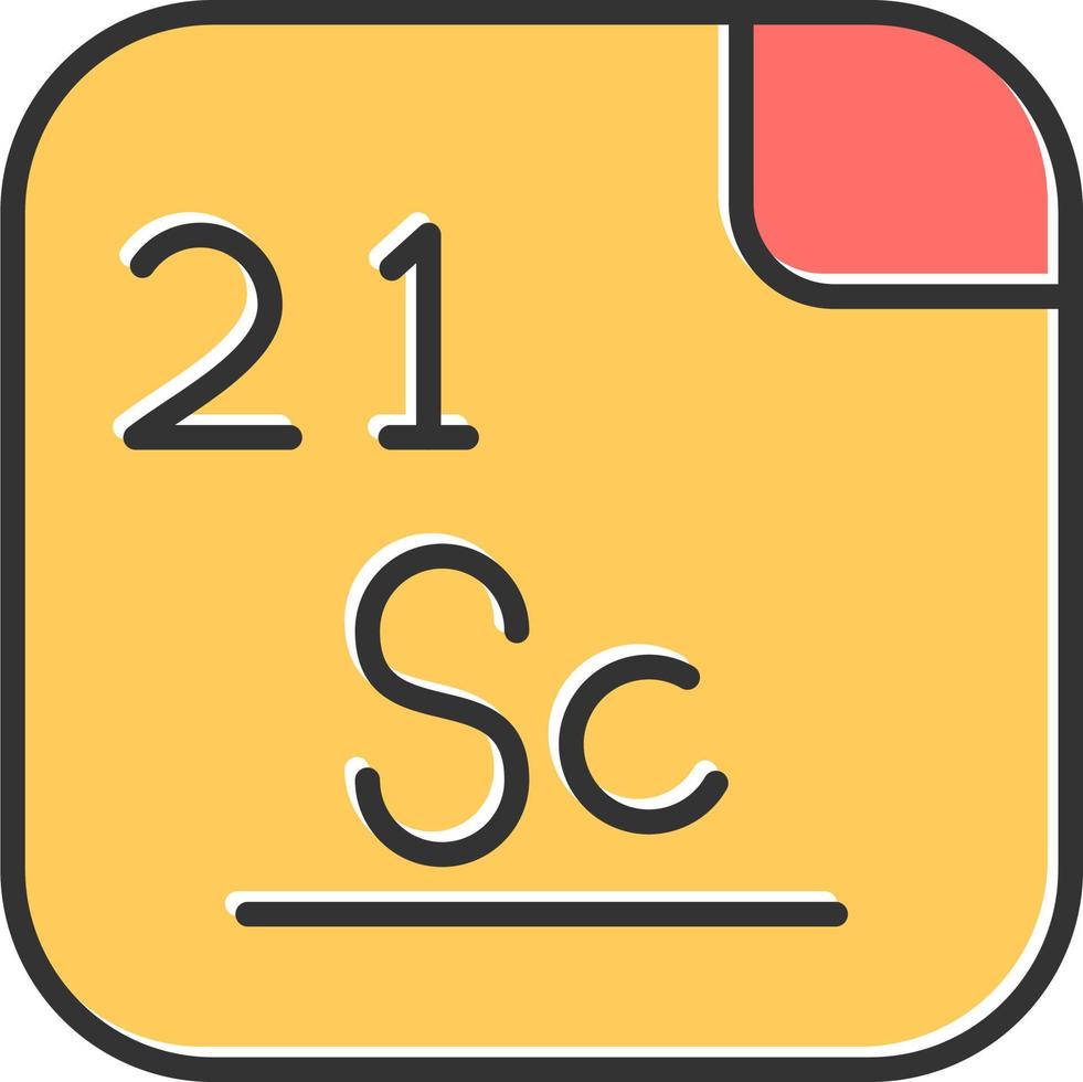 Scandium Vector Icon
