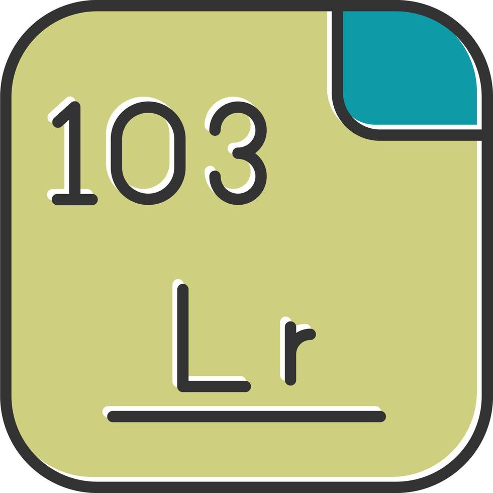 Lawrencium Vector Icon